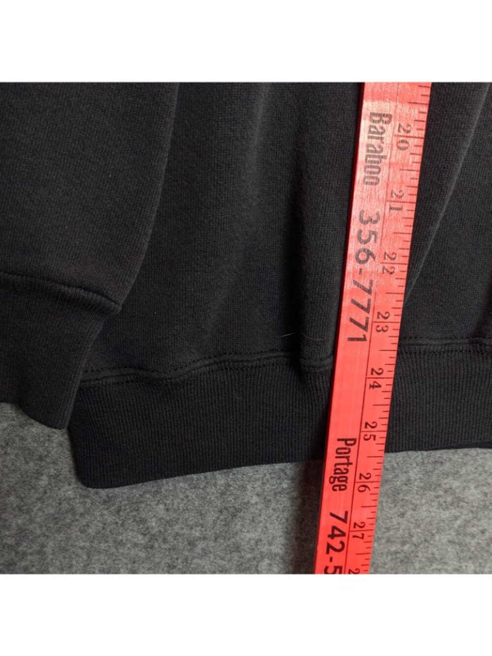 DePauw University Tigers Mens XL Sweatshirt Vintage Black Collegiate Pacific USA - Picture 4 of 6